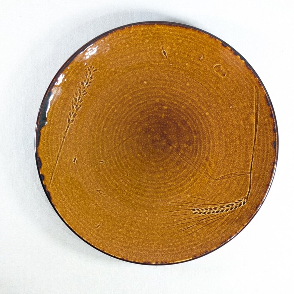 Set 6 Dudson France Finest Vitrified Dinner Plates 10.5" harvest wheat pattern